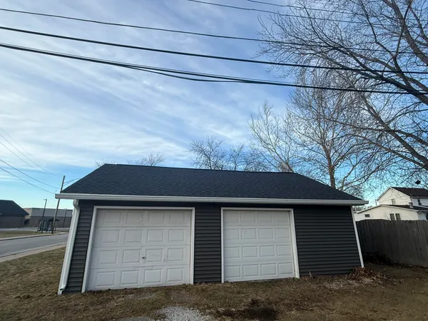 a front view of house