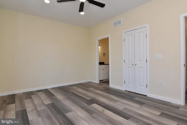 wooden floor in an empty room
