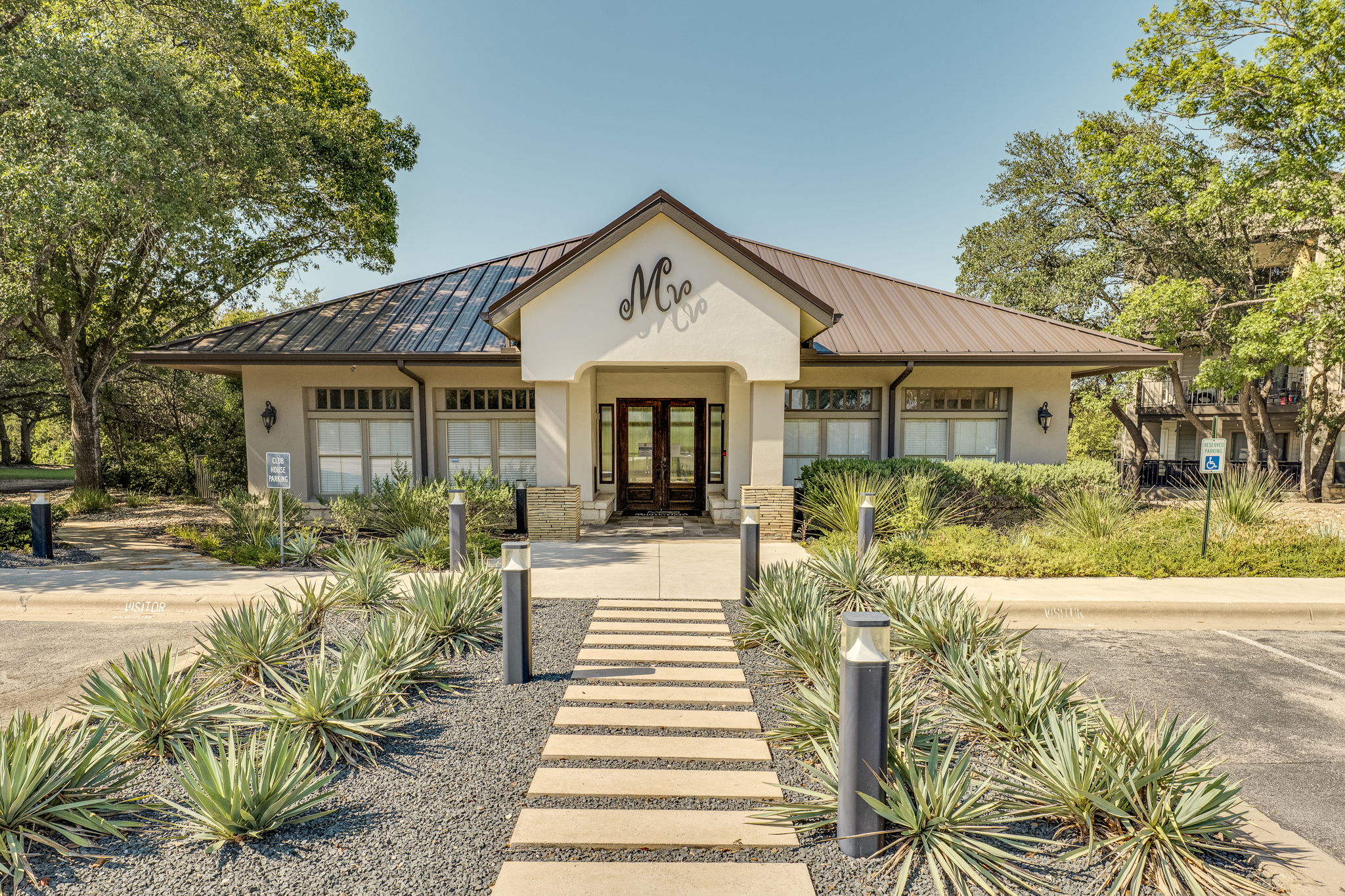 6000 Shepherd Mountain Cove, Unit 807 Austin, TX 78730 - Photo 19 of 38 Entrance to the club house