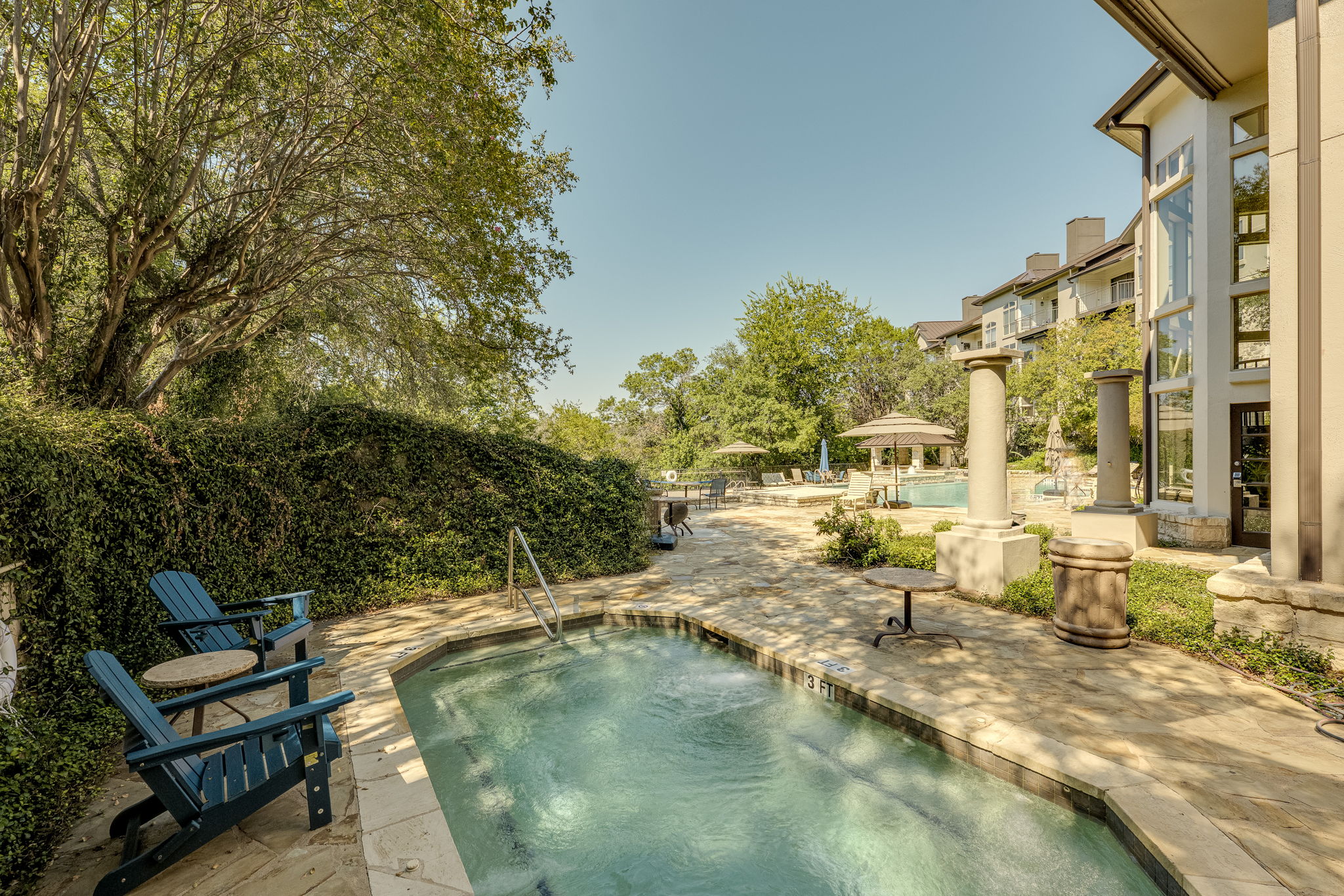 6000 Shepherd Mountain Cove, Unit 807 Austin, TX 78730 - Photo 28 of 38 Pool area: Hot tub.