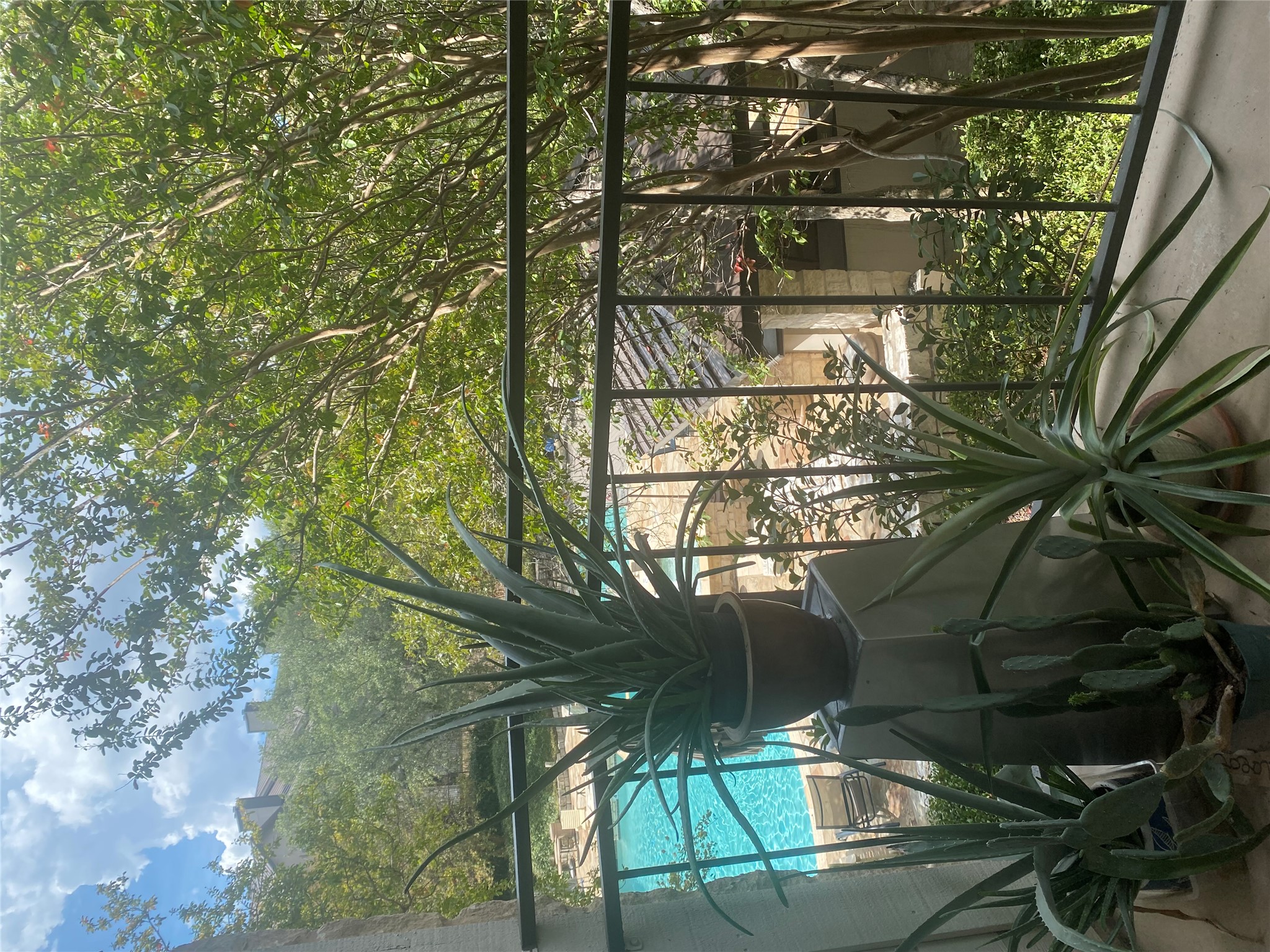 6000 Shepherd Mountain Cove, Unit 807 Austin, TX 78730 - Photo 38 of 38 Balcony featuring view of pool area