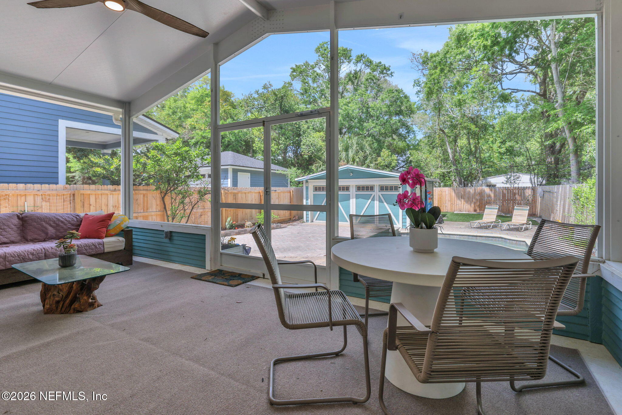 2837 Post Street Jacksonville, FL 32205 - Photo 49 of 70 a view of a dining room with furniture window and outside view