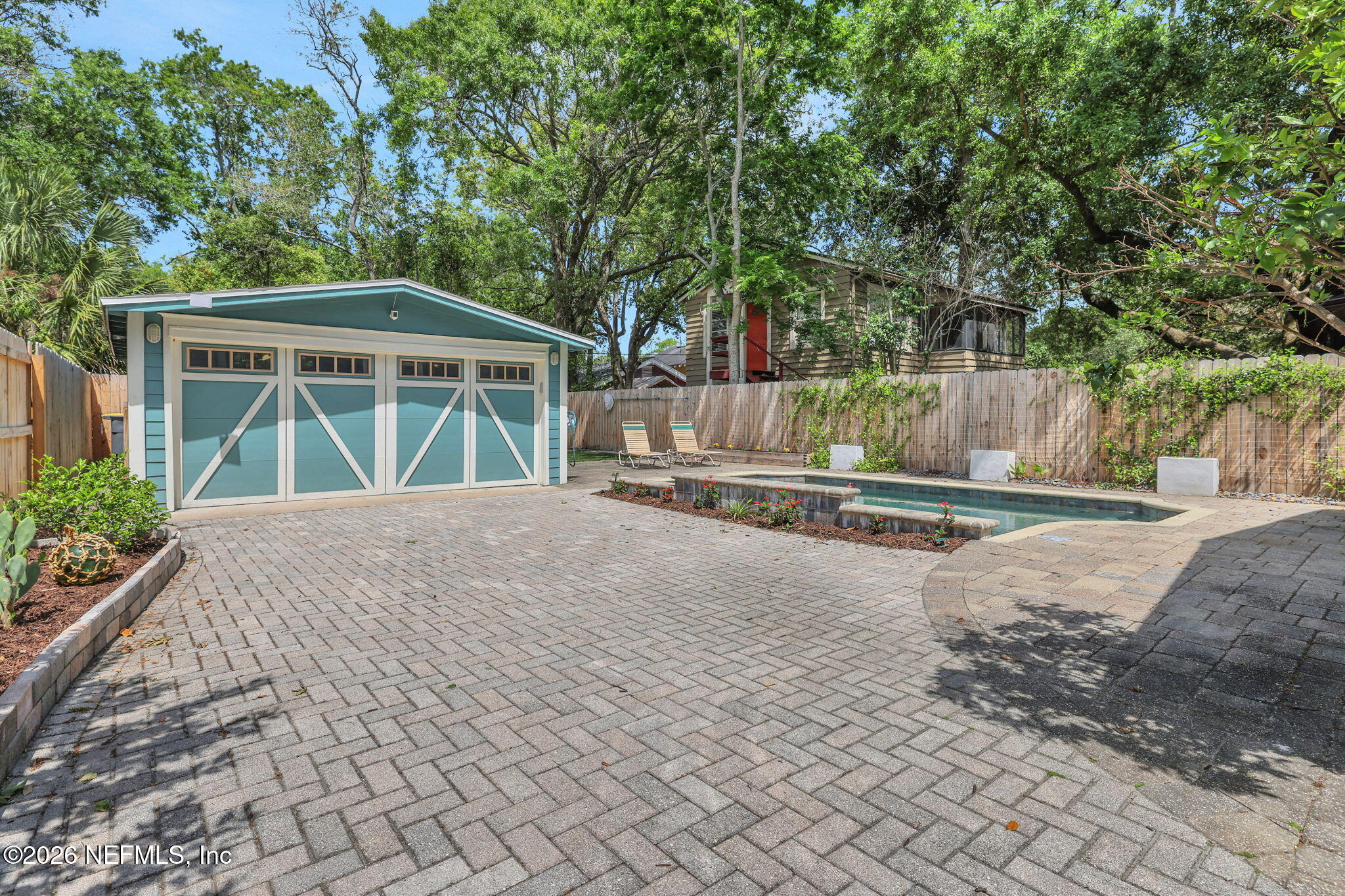 2837 Post Street Jacksonville, FL 32205 - Photo 54 of 70 a view of backyard with green space