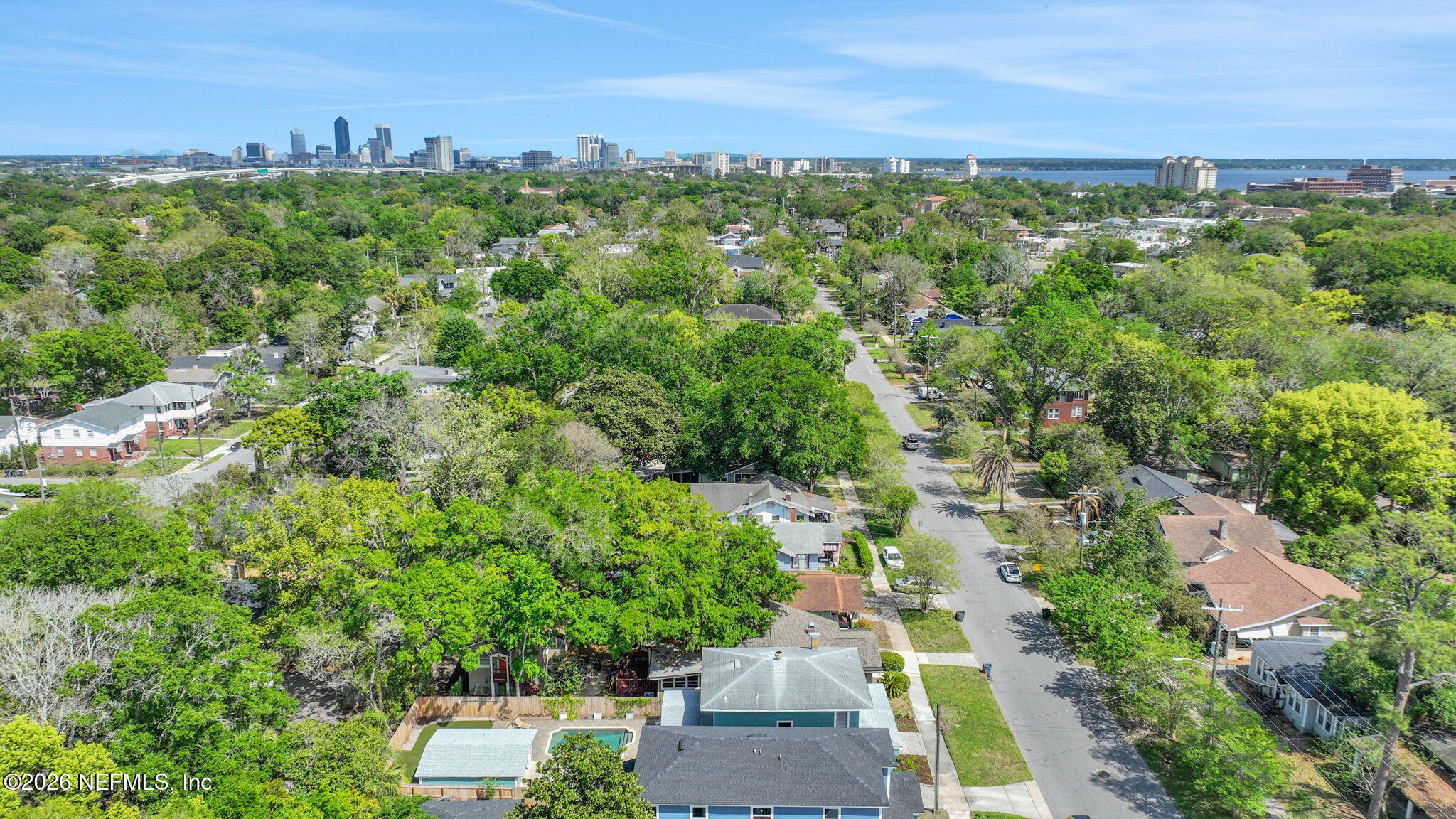 2837 Post Street Jacksonville, FL 32205 - Photo 64 of 70 a view of a city with lush green forest