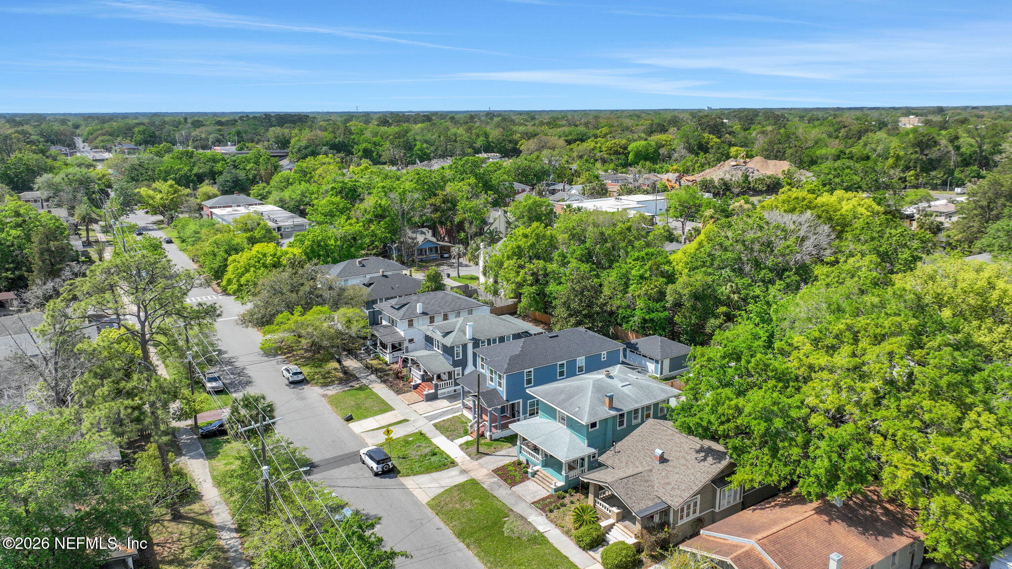 2837 Post Street Jacksonville, FL 32205 - Photo 68 of 70 an aerial view of residential house with outdoor space