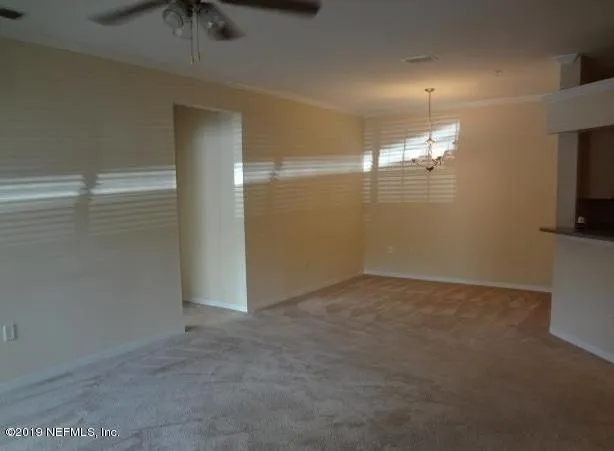 a view of empty room