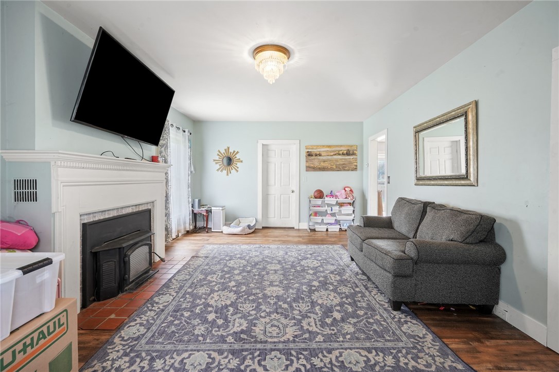 575 Ithaca Road Spencer, NY 14883 - Photo 15 of 46 living room wood stove insert in fireplace