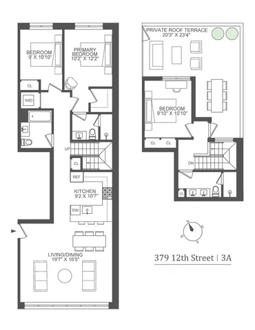 $2,800,000 | 379 12th Street, Unit 3A | Park Slope