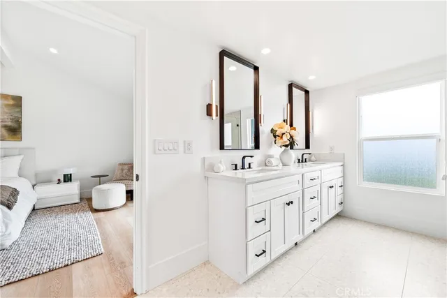 a view of a golf course with a lake