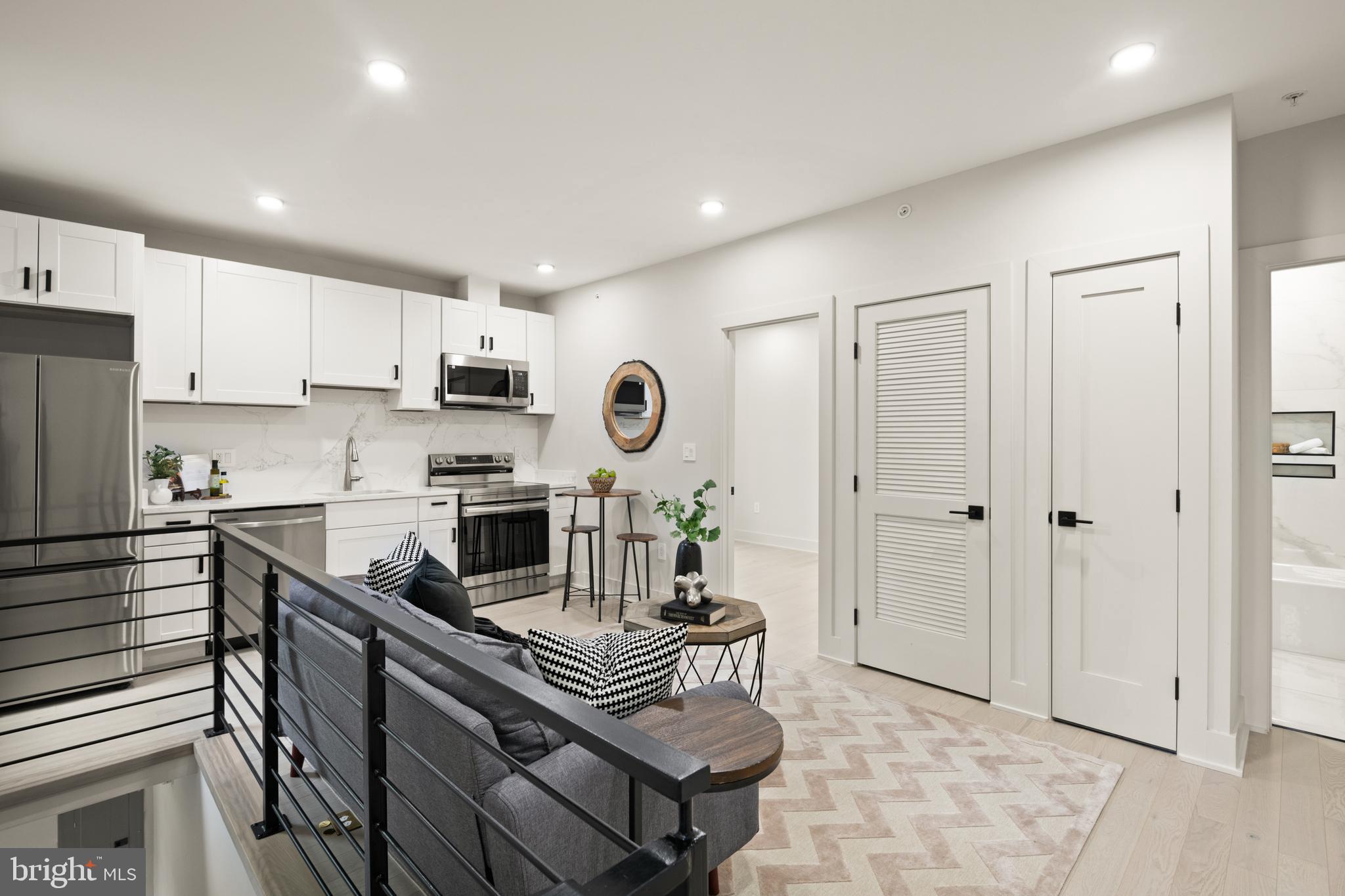 6116 30th Street Northwest Washington, DC 20015 - Photo 60 of 66 ADU living room/kitchen combo