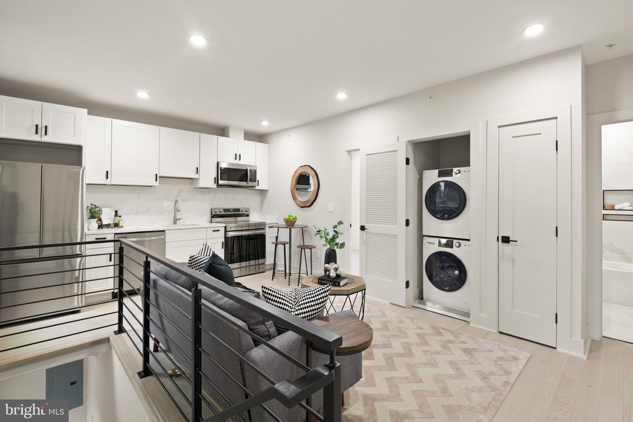 6116 30th Street Northwest Washington, DC 20015 - Photo 61 of 66 ADU living room/kitchen combo