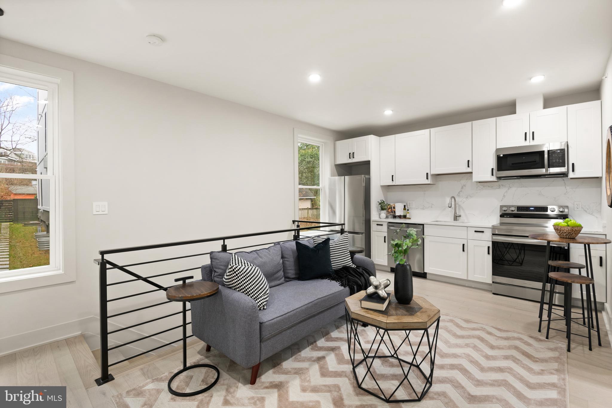 6116 30th Street Northwest Washington, DC 20015 - Photo 62 of 66 ADU living room/kitchen combo