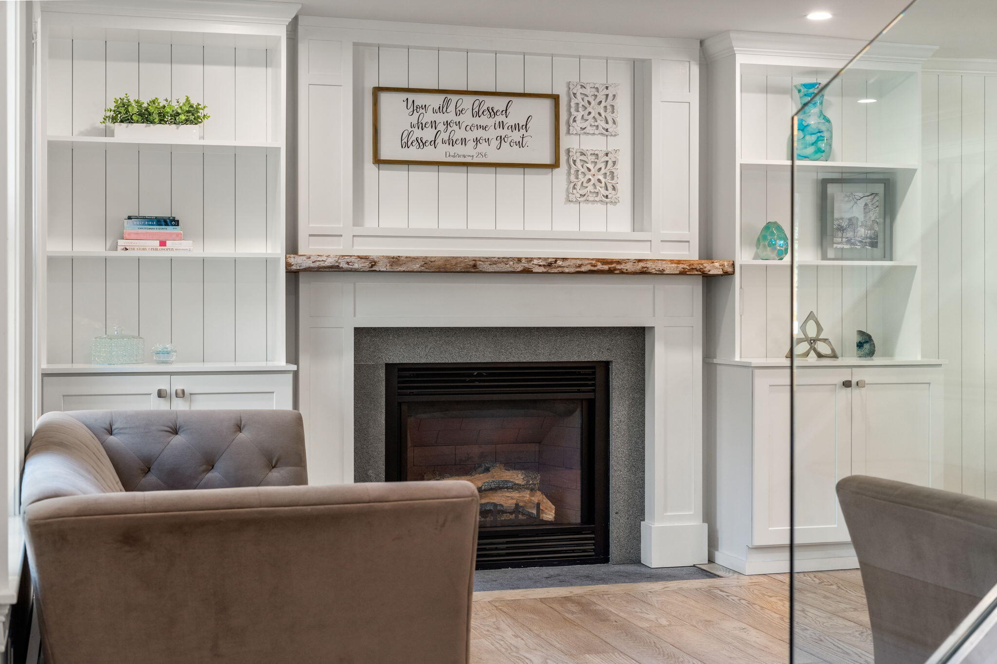 41 Old Fields Road Sandwich, MA 02563 - Photo 15 of 47 a living room with furniture and a fireplace