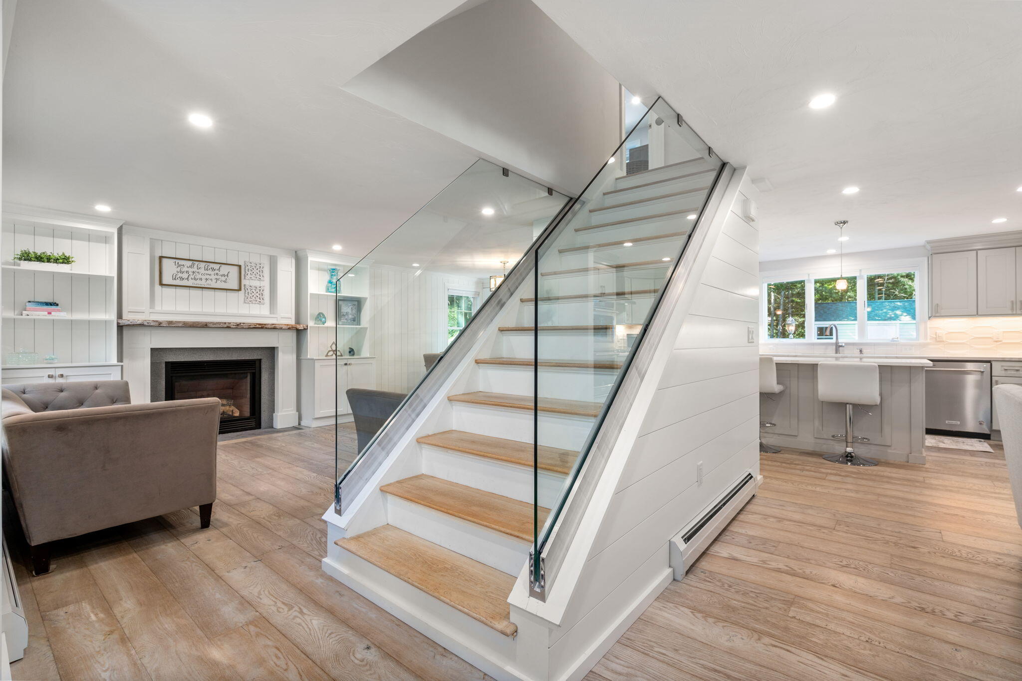 41 Old Fields Road Sandwich, MA 02563 - Photo 16 of 47 a living room with furniture and a fireplace