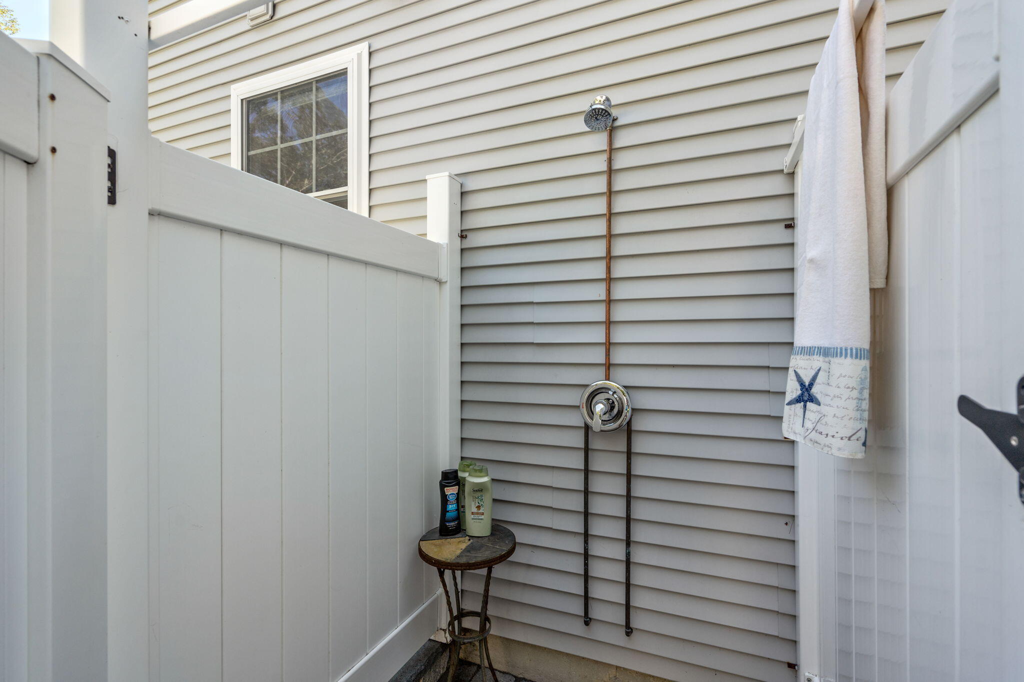 41 Old Fields Road Sandwich, MA 02563 - Photo 39 of 47 a bathroom with a shower and a sink