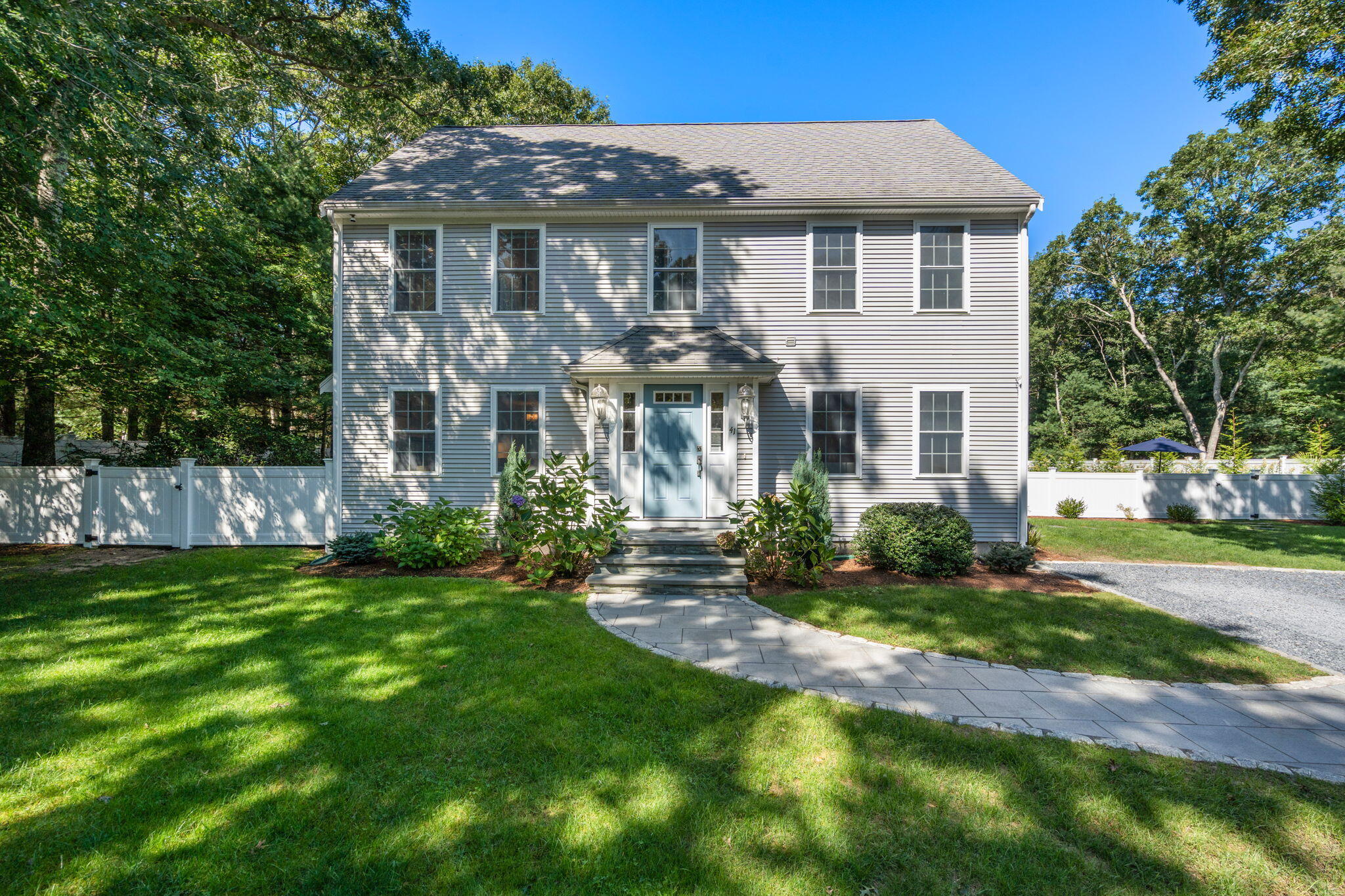 41 Old Fields Road Sandwich, MA 02563 - Photo 47 of 47 a front view of a house with a yard