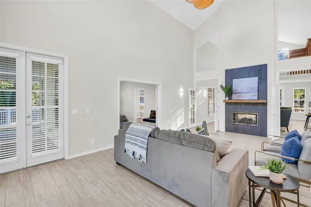 a kitchen with cabinets and appliances