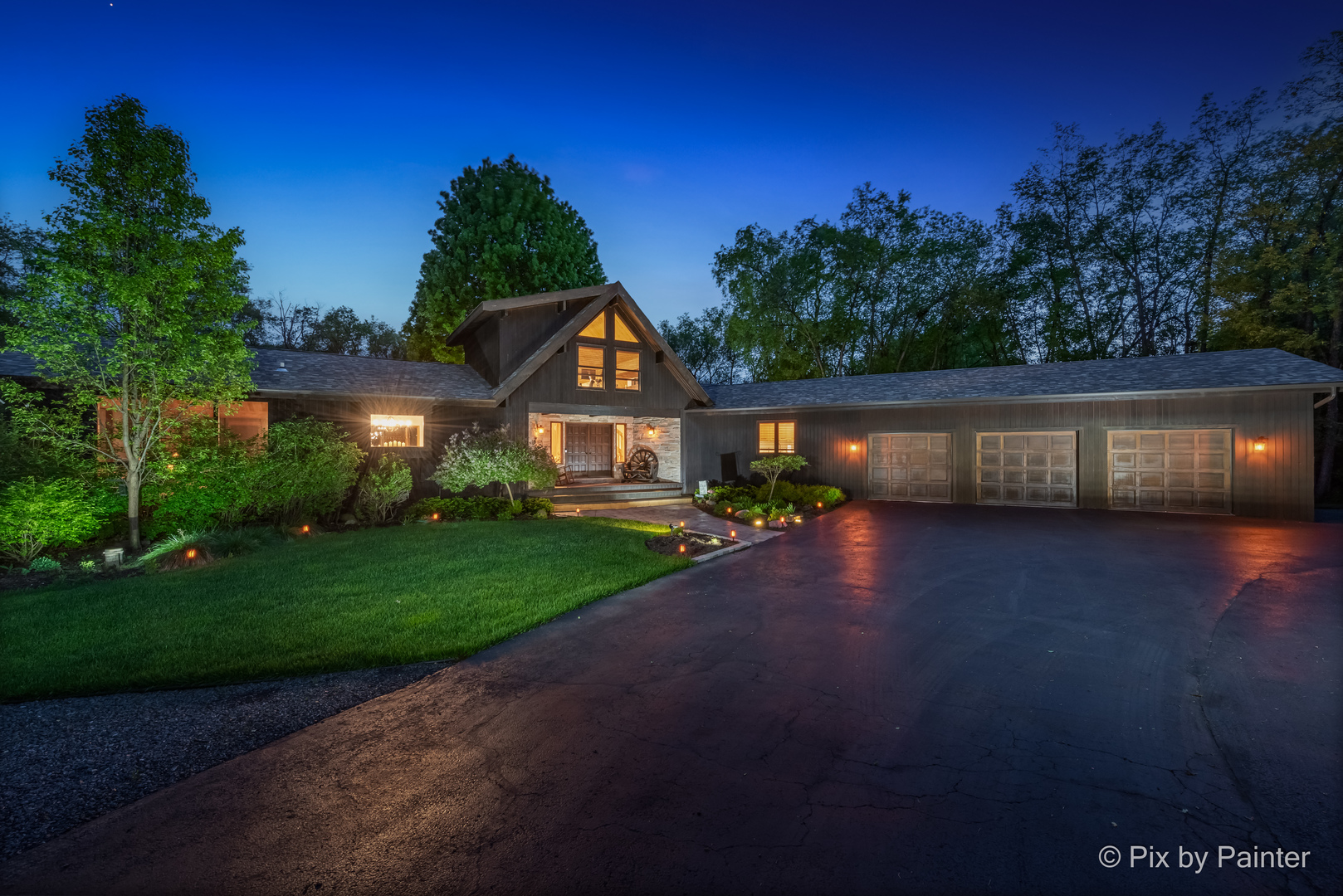 3804 Ridge Road Spring Grove, IL 60081 - Photo 2 of 55 a view of a street with a house in the background
