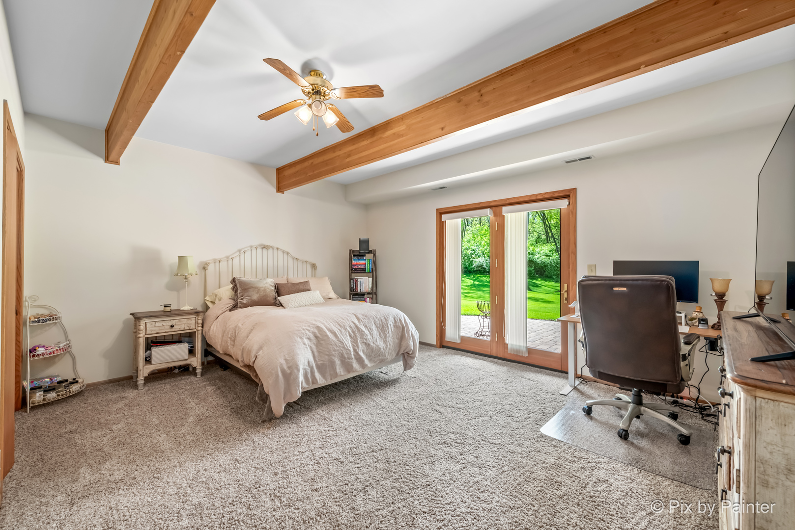 3804 Ridge Road Spring Grove, IL 60081 - Photo 32 of 55 a spacious bedroom with a bed and a desk