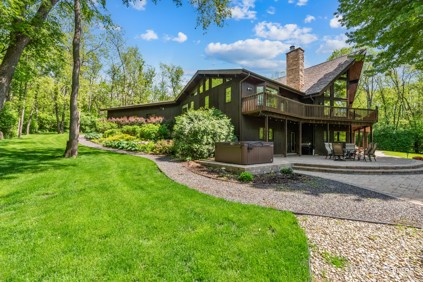 3804 Ridge Road Spring Grove, IL 60081 - Photo 41 of 55 a front view of a house with a yard