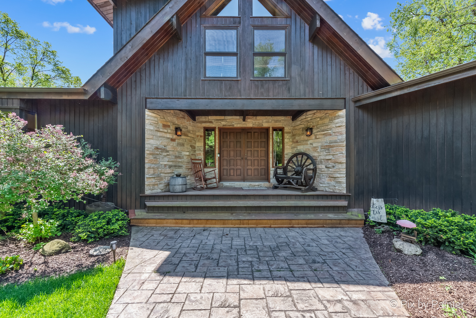 3804 Ridge Road Spring Grove, IL 60081 - Photo 44 of 55 a front view of a house with garden