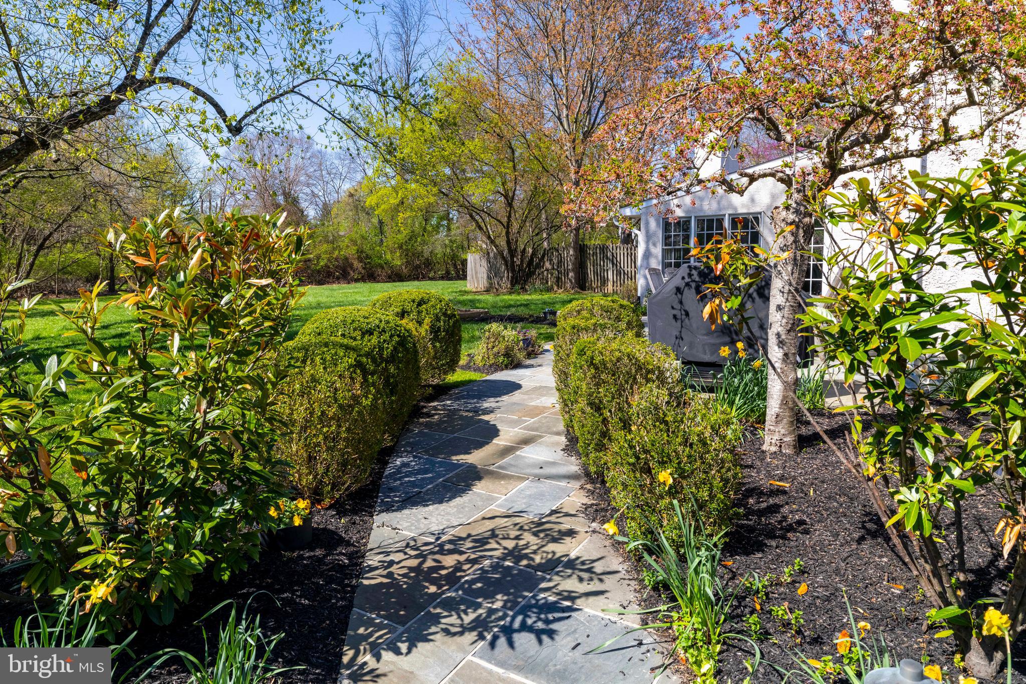 908 Gypsy Hill Road Lower Gwynedd, PA 19002 - Photo 36 of 48 Slate walkway to patio