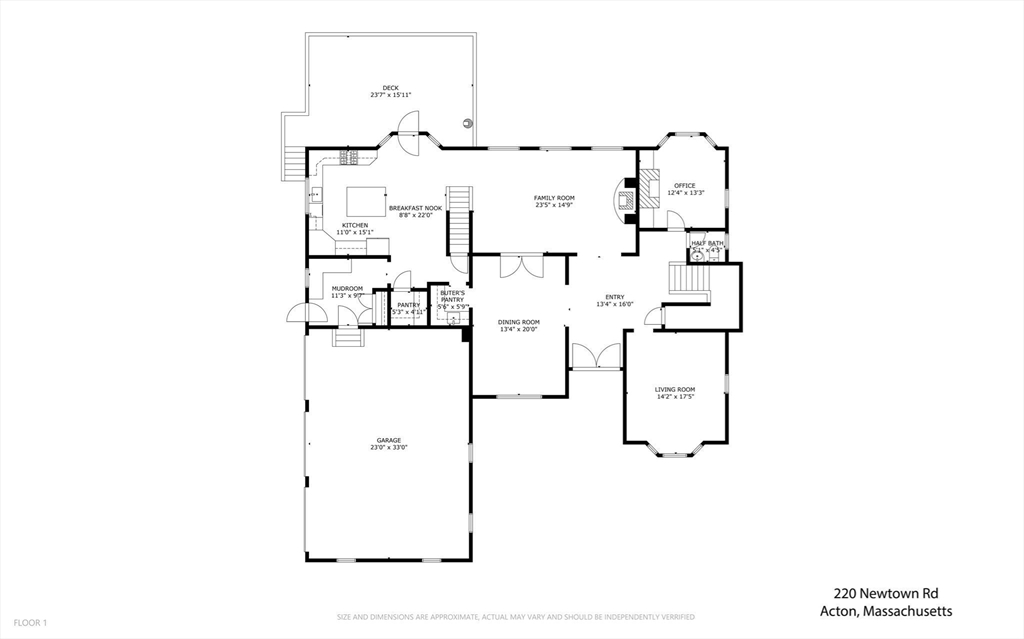 220 Newtown Road Acton, MA 01720 - Photo 37 of 39 a picture of floor plan