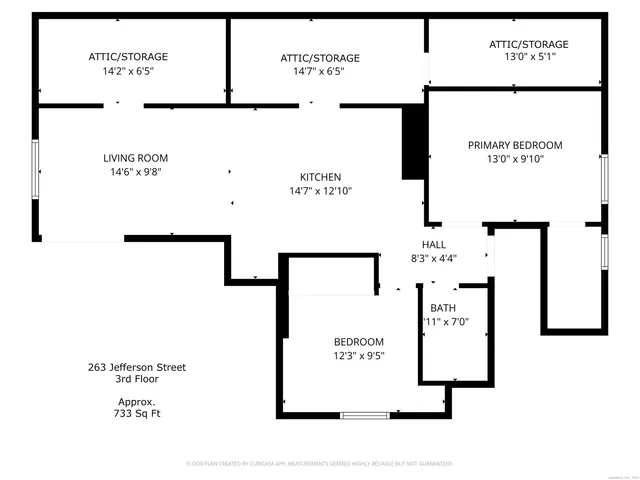 $1,550 | 263 Jefferson Street, Bridgeport, CT 06607