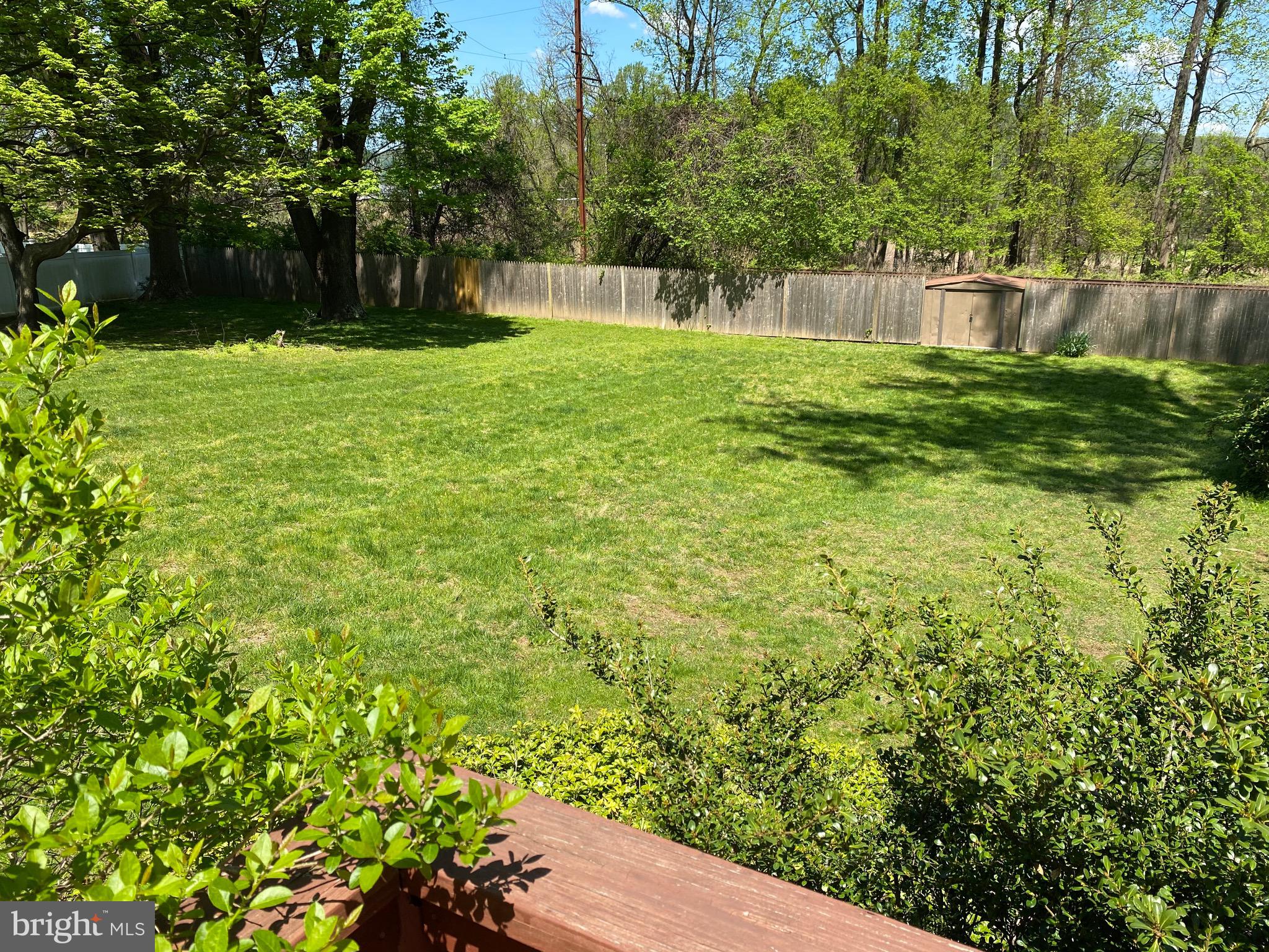 899 Cloverly Road Berwyn, PA 19312 - Photo 34 of 34 Yard view from corner of deck.