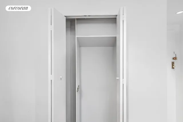 a view of a pathway with a building in front of it