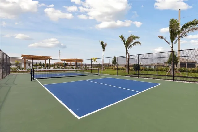 a view of a tennis court