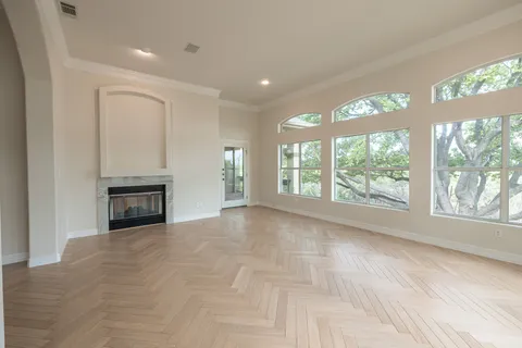 a kitchen with sink and stove