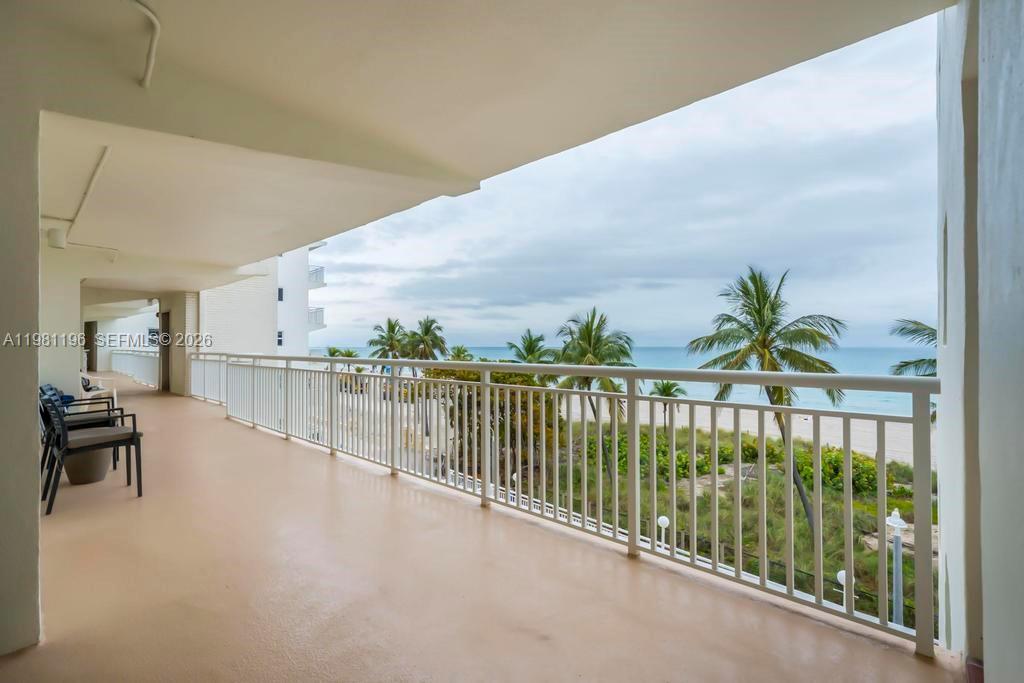 901 South Surf Road, Unit 408 Hollywood, FL 33019 - Photo 25 of 52 a view of balcony with furniture