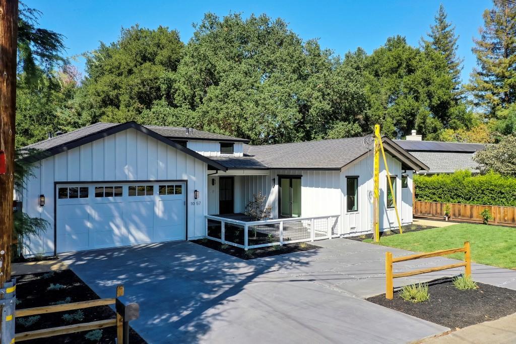 1057 Covington Road Los Altos, CA 94024 - Photo 2 of 31 a front view of a house with garden