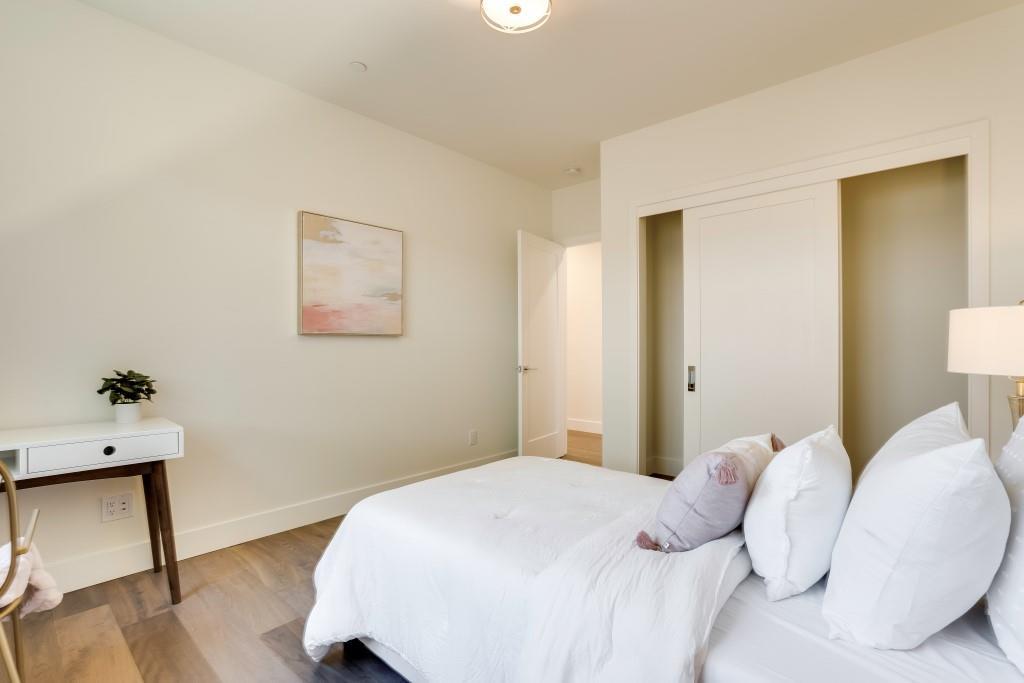 1057 Covington Road Los Altos, CA 94024 - Photo 17 of 31 a bedroom with a bed and a dresser