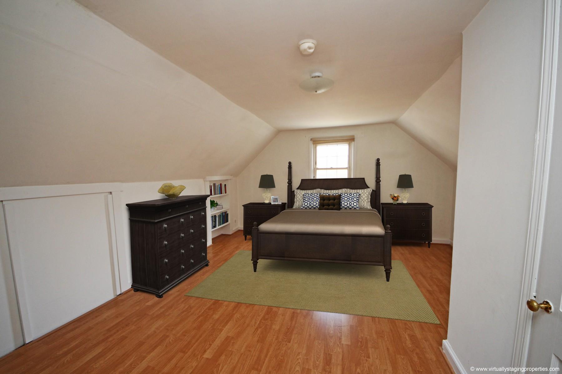 68 Maple Street Darien, CT 06820 - Photo 15 of 25 a spacious bedroom with a bed and wooden floor