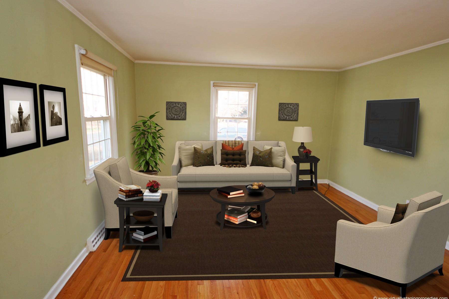 68 Maple Street Darien, CT 06820 - Photo 3 of 25 a living room with furniture rug and window