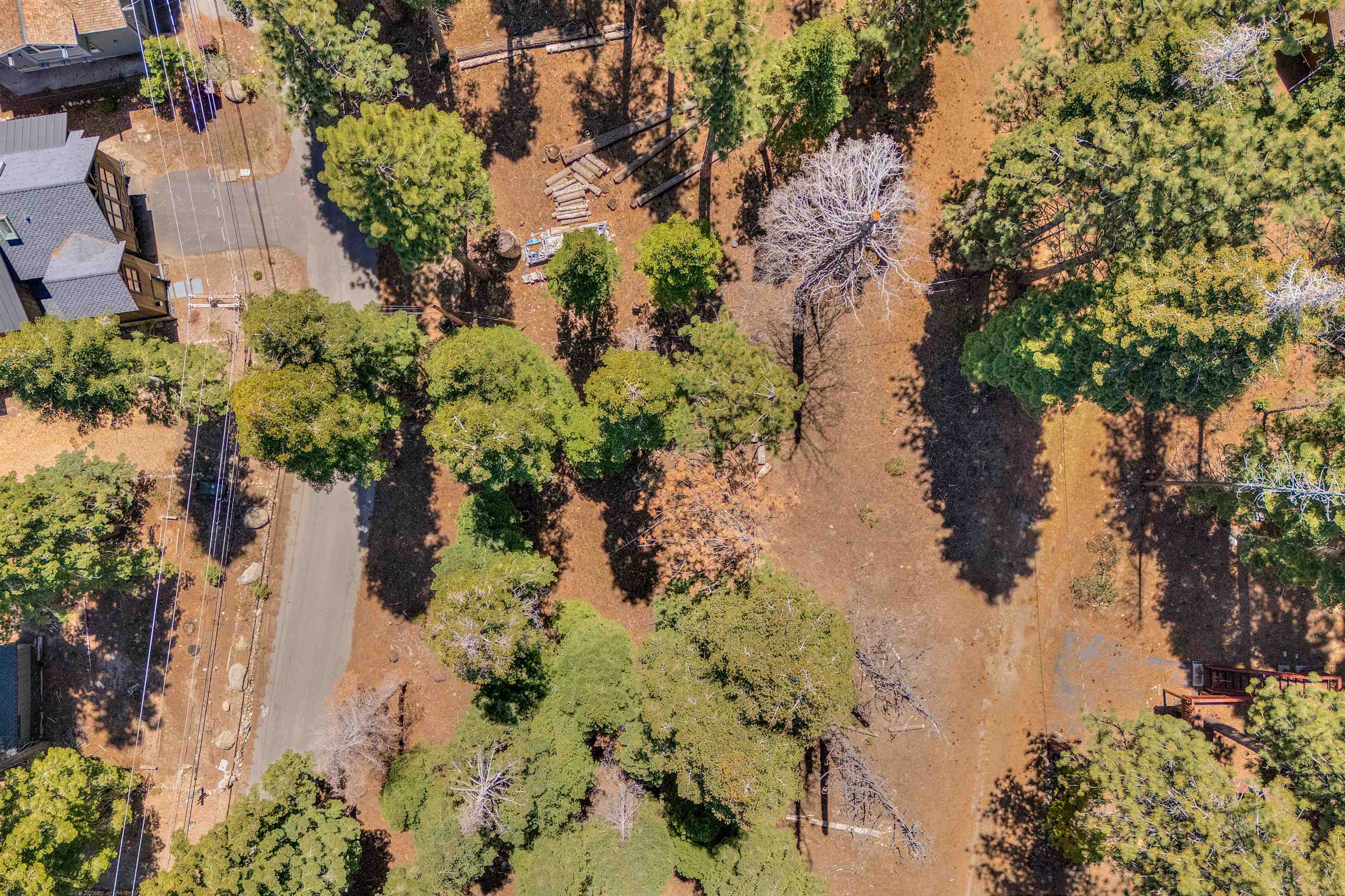 Meeks Bay Ave Lake Tahoma, CA 96142 - Photo 3 of 12 an aerial view of a house with a yard