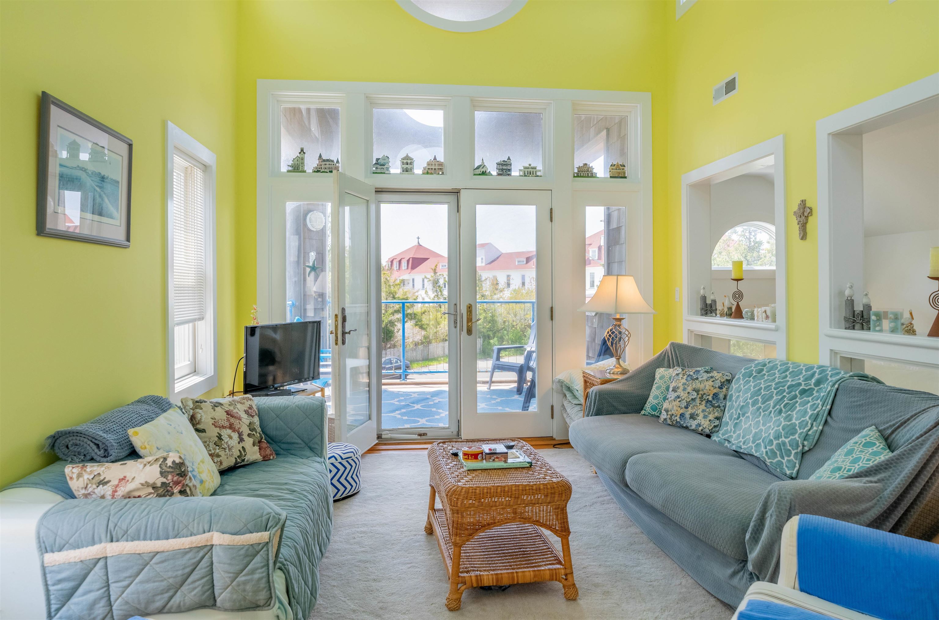 201 Lighthouse Cape May Point, NJ 08212 - Photo 16 of 24 a living room with furniture and a large window