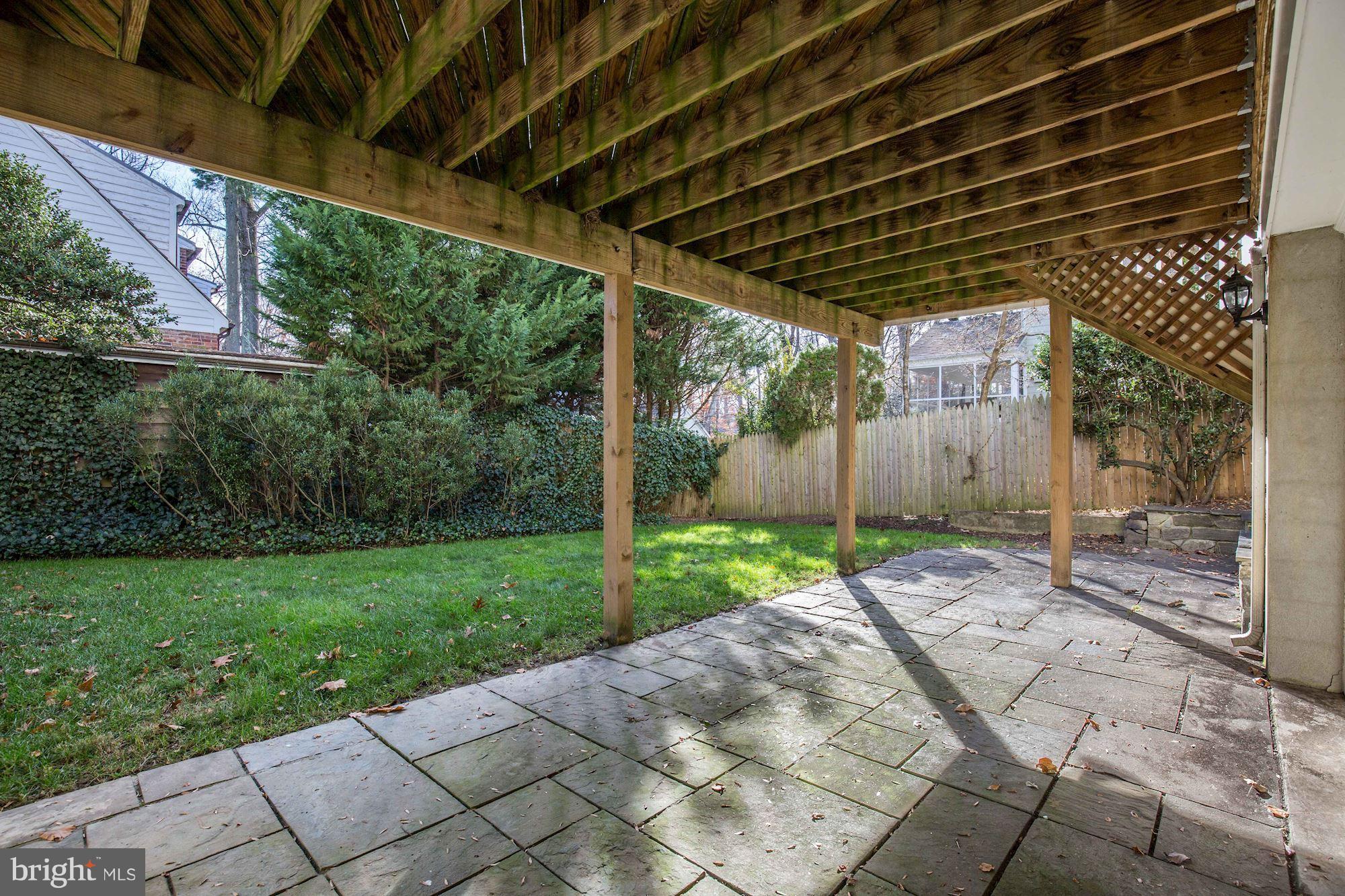 5220 Elliott Road Bethesda, MD 20816 - Photo 29 of 30 a view of a backyard with pathway