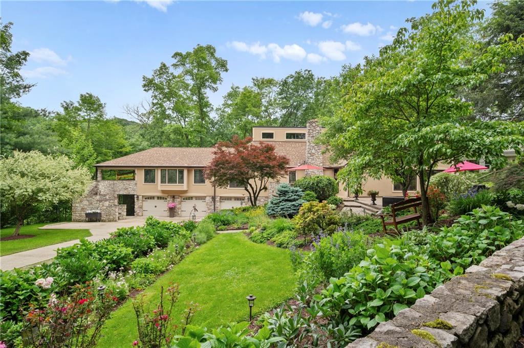 337 Fox Chapel Road Pittsburgh, PA 15238 - Photo 2 of 40 Lush perennial gardens surrounding the home