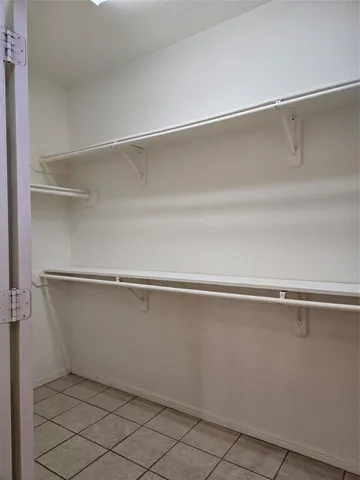 a close view of closet
