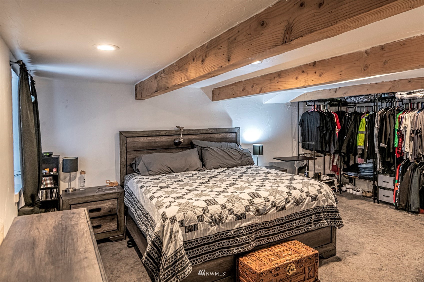 152 Locust Street Walla Walla, WA 99362 - Photo 18 of 38 a bedroom with a bed and a mirror
