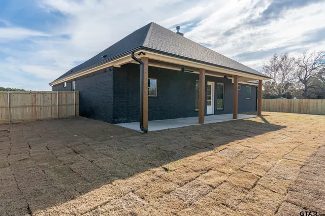 a backyard of a house