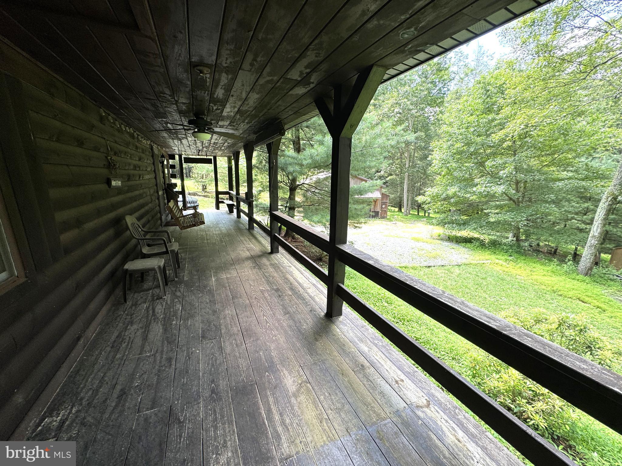 56 Ponderosa Way Milroy, PA 17063 - Photo 42 of 55 a view of two chairs in the balcony