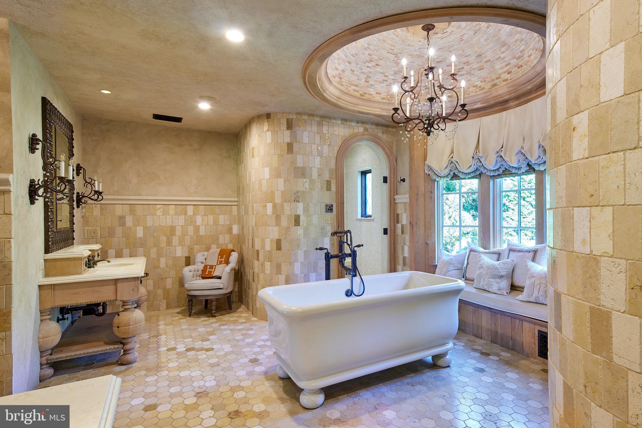 1113 Langley Lane McLean, VA 22101 - Photo 27 of 50 Primary suite bath with steam shower and sauna