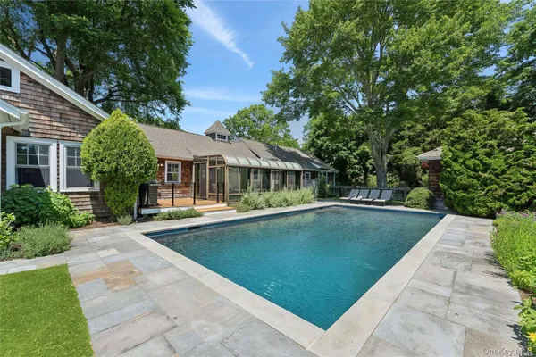 a view of a house with pool