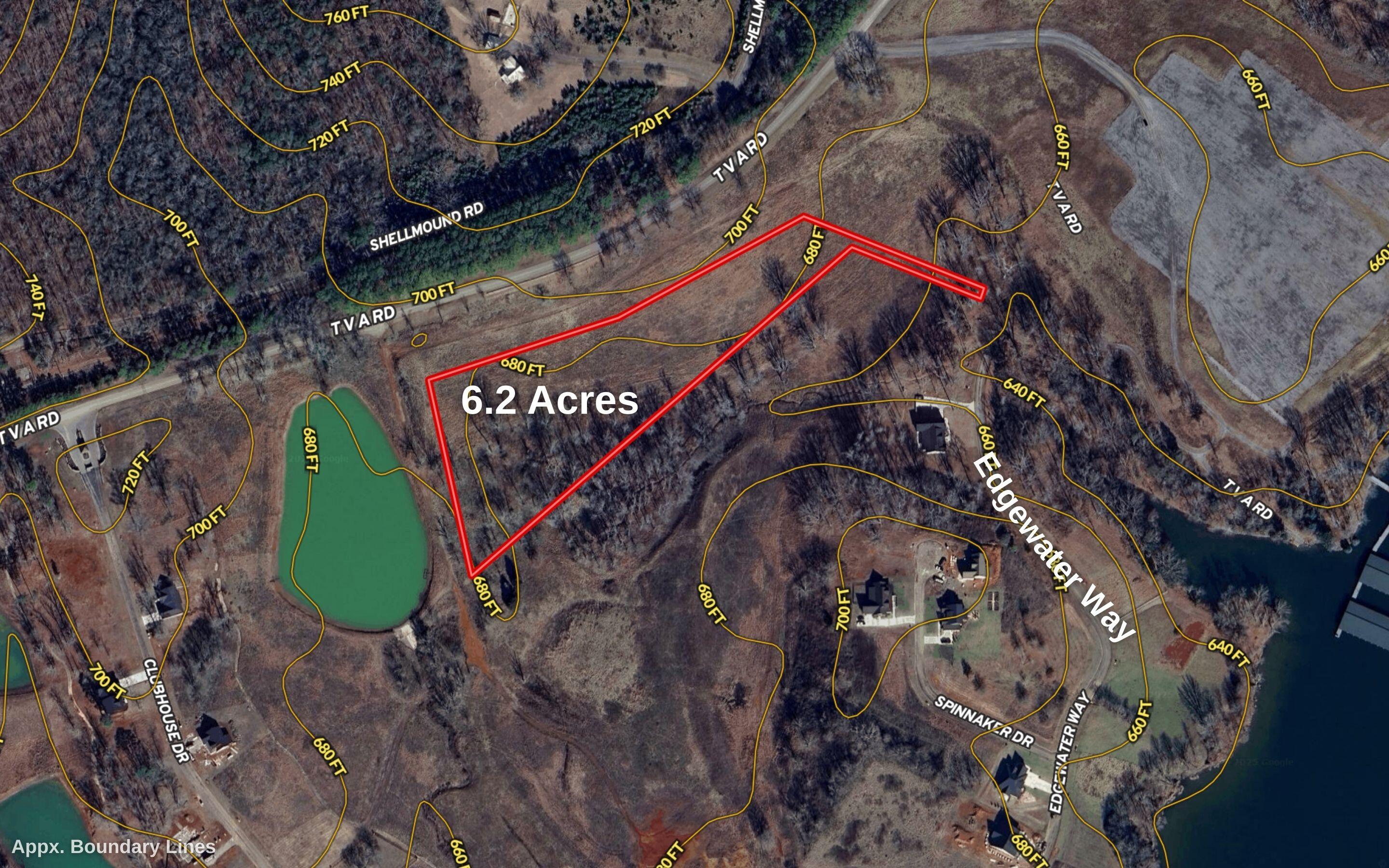 0 Edgewater Way, Unit 144 Jasper, TN 37347 - Photo 5 of 26 Aerial of Property Lines