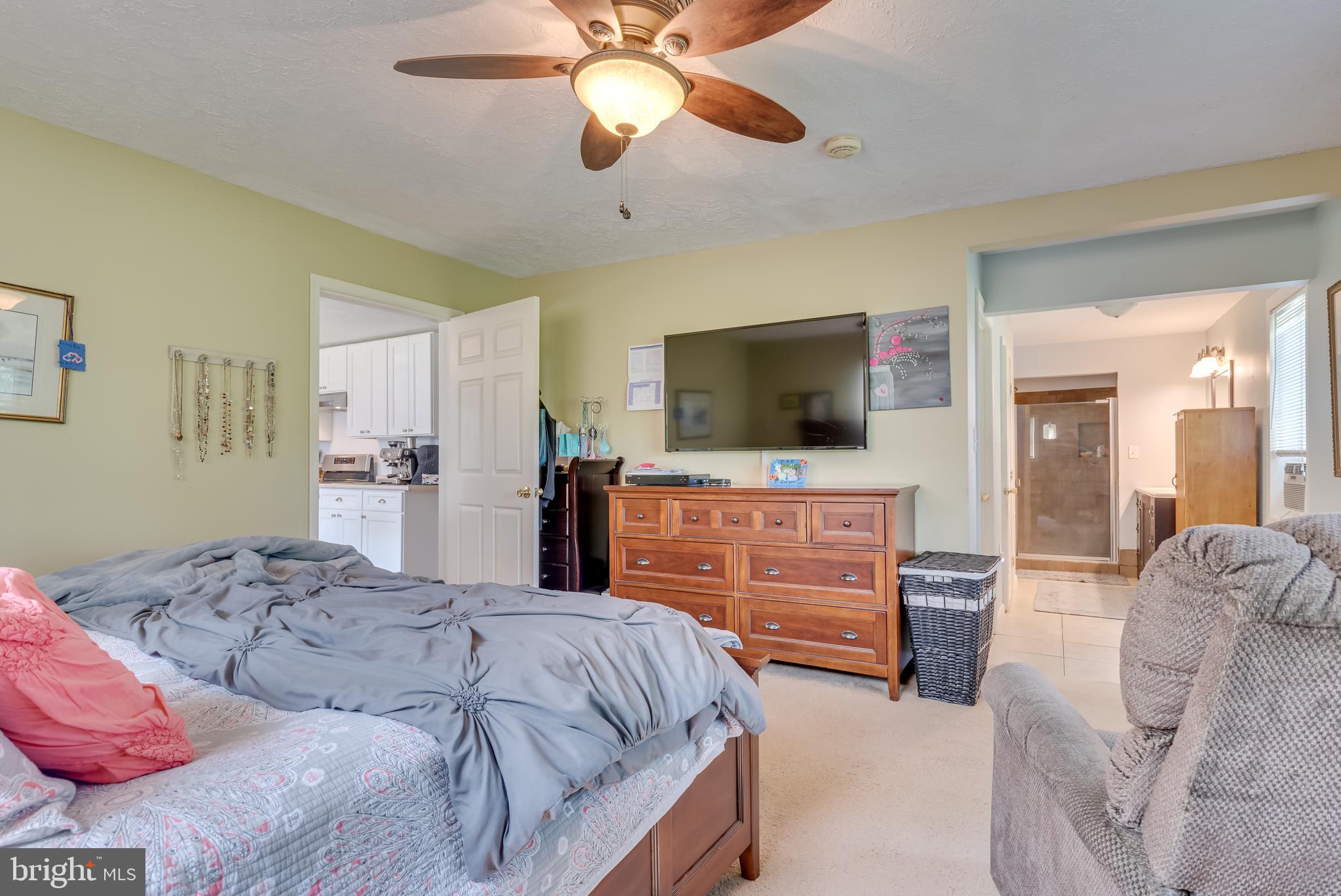 1268 Duckwall Road Berkeley Springs, WV 25411 - Photo 21 of 71 carpeted w/ a ceiling fan and bright windows