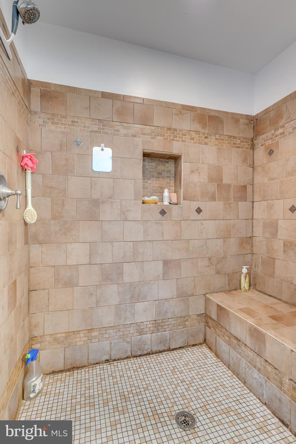 1268 Duckwall Road Berkeley Springs, WV 25411 - Photo 25 of 71 HUGE walk-in shower w/ tile surround and bench